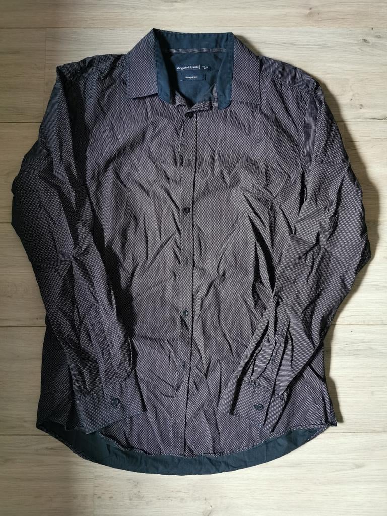Angelo Litrico overhemd maat M, Kleding | Heren, Overhemden, Angelo Litrico, Zwart, Zo goed als nieuw, Halswijdte 39/40 (M)