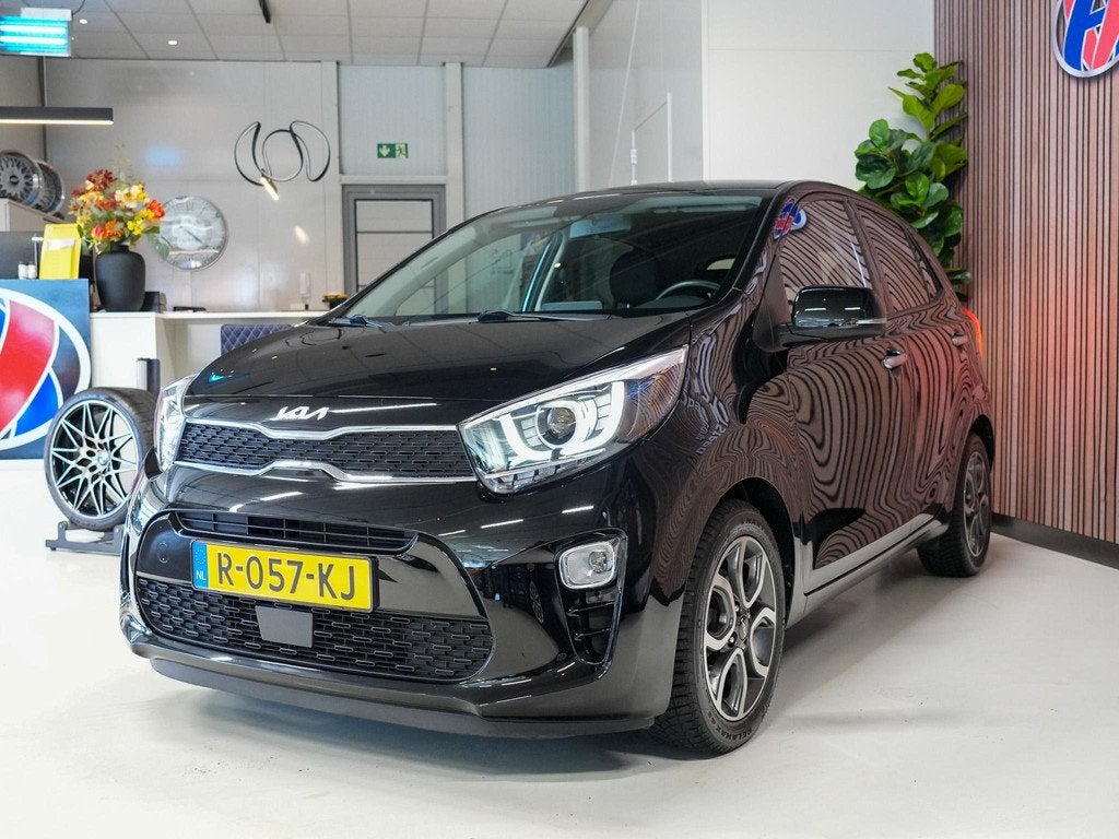 Kia Picanto 1.0 DPi DynamicPlusLine super compleet incl 12 m, Auto's, 12 maanden, Stof, Gebruikt, 4 stoelen