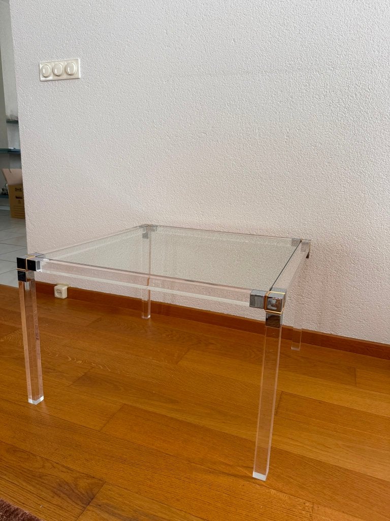 Tafel set van Glas, 55 tot 75 cm, Overige vormen, Ophalen, 45 tot 60 cm