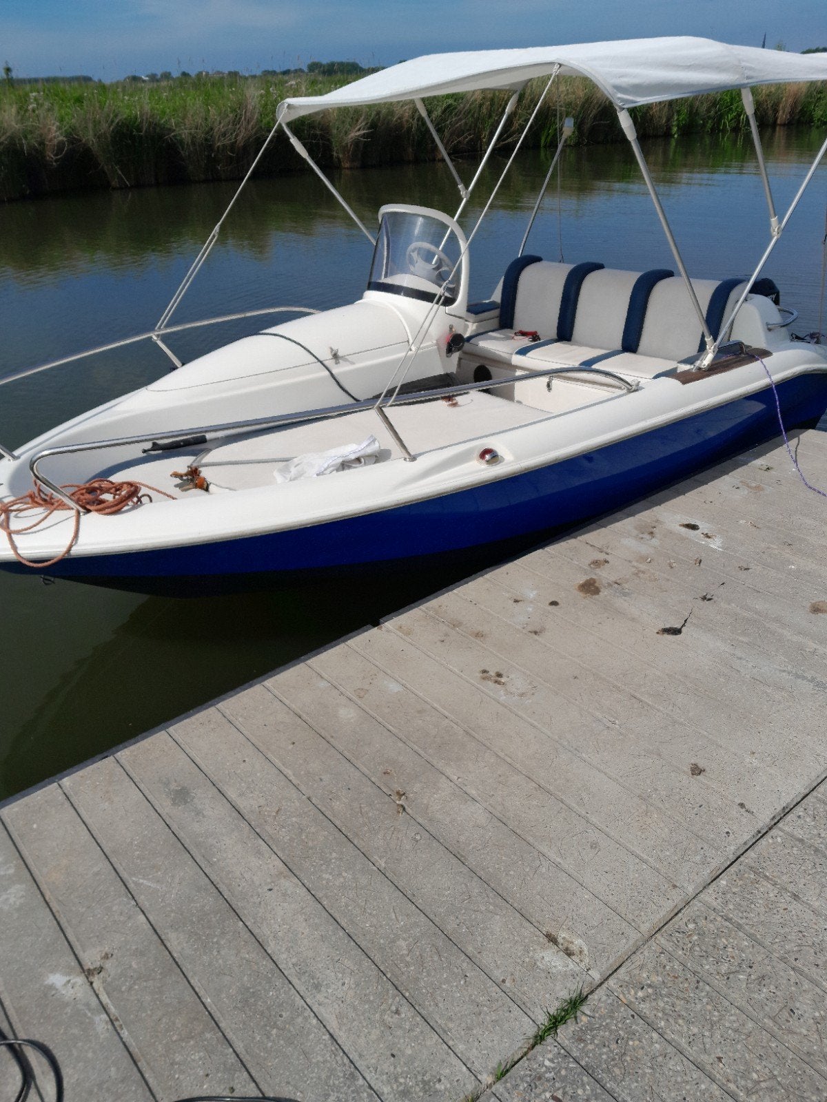 Stijlvolle consoleboot met Mercury buitenboordmotor, Watersport en Boten, Overige merken, Gebruikt, Viertaktmotor, Ophalen of Verzenden