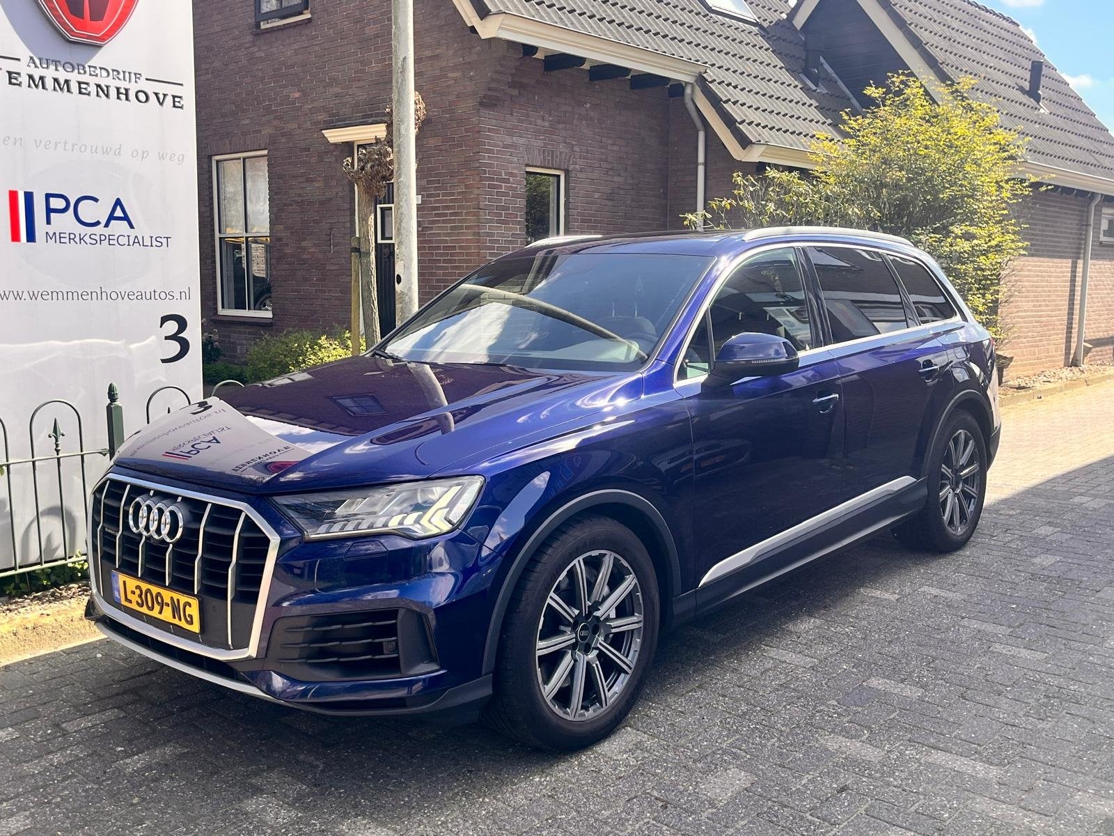 Audi Q7 55 TFSI e quattro Pro Line Automaat Panoramadak/Leer, Auto's, Audi, Automaat, 12 maanden, Gebruikt, Euro 6