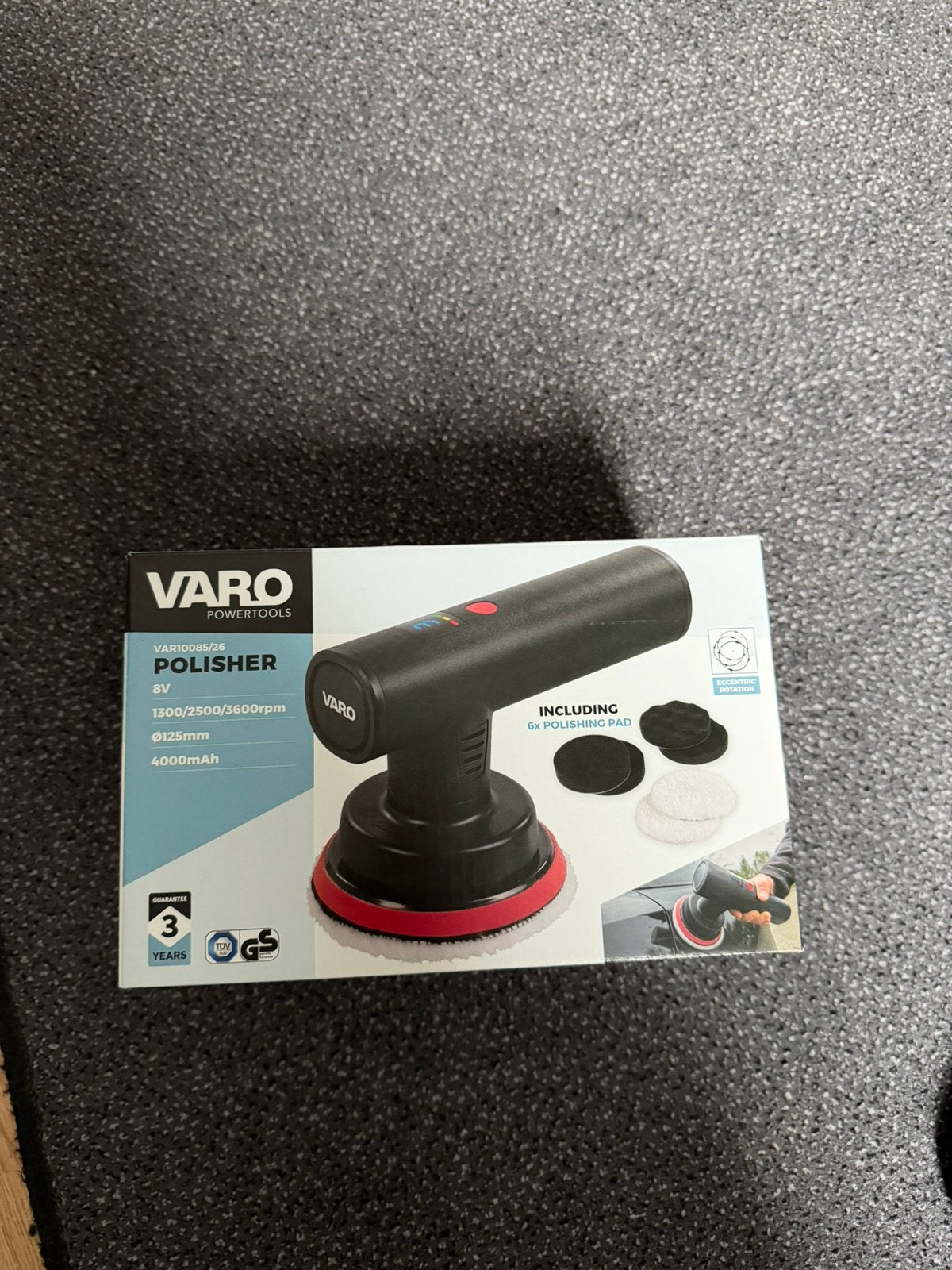 Varo PowerTools Polijstmachine voor auto's - Nieuw, Doe-het-zelf en Verbouw, Gereedschap | Schuurmachines, Ophalen of Verzenden