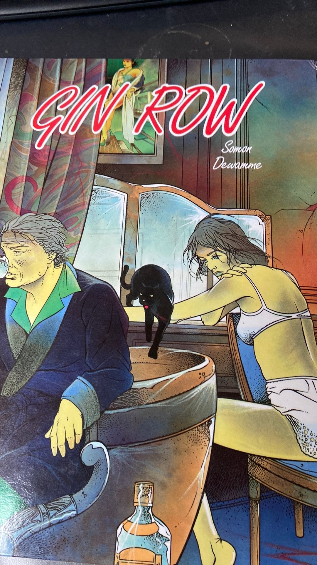 Gin Row - Stripboek van Somon & Dewamme. hardcover, Eén stripboek, Ophalen of Verzenden, Zo goed als nieuw