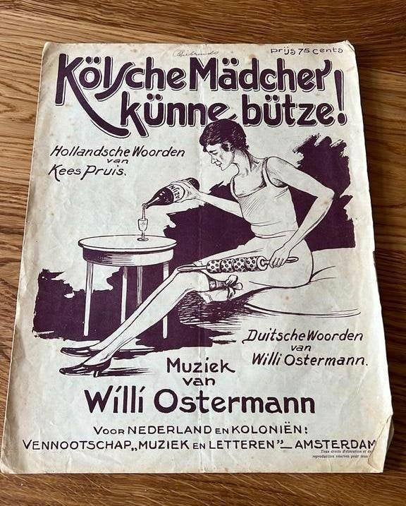 Willi Ostermann- Kölsche Mädcher künne bütze bladmuziek, Muziek en Instrumenten, Bladmuziek, Ophalen of Verzenden, Gebruikt, Artiest of Componist