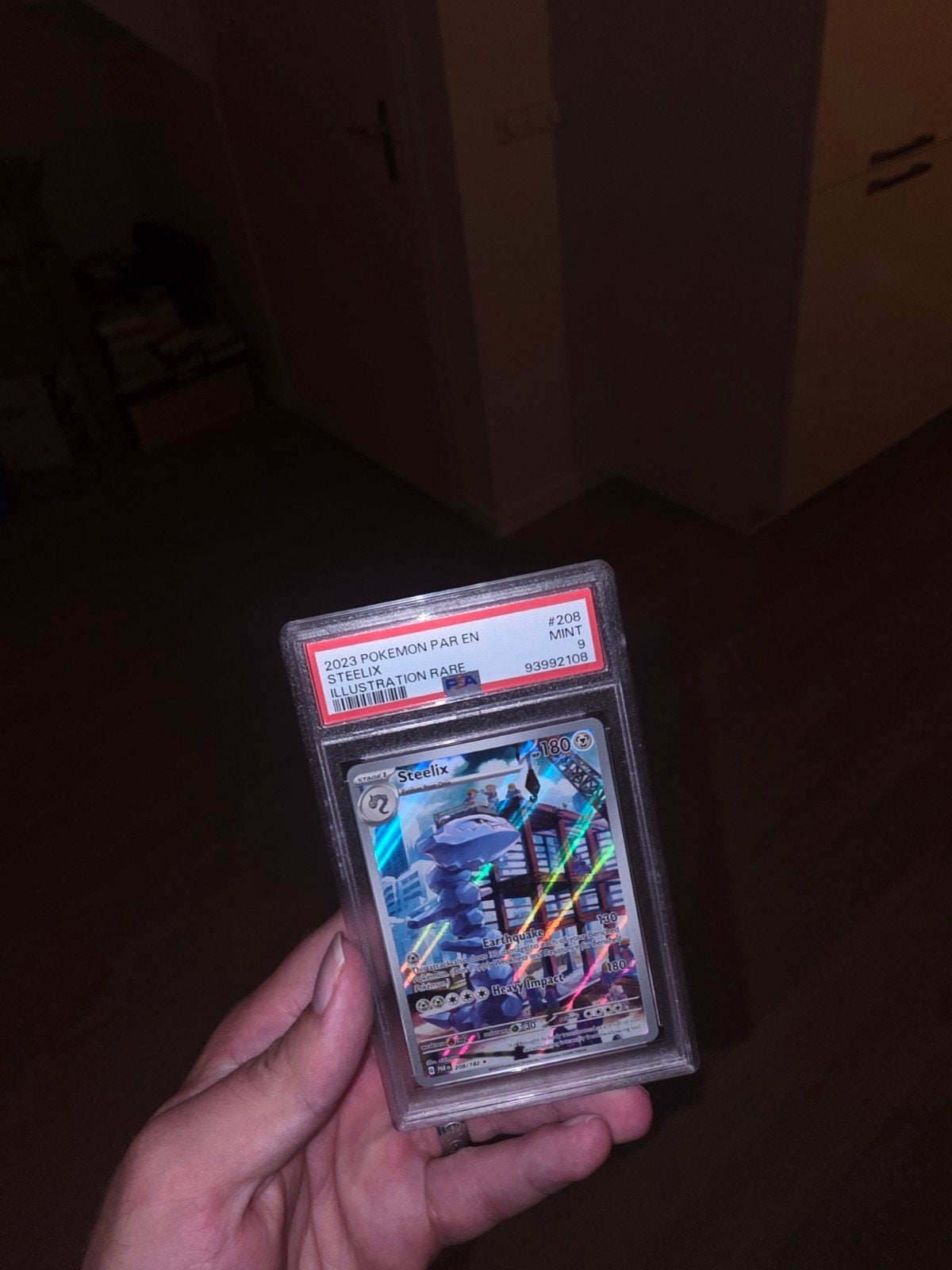 Pokémon Steelix PSA 9, Ophalen