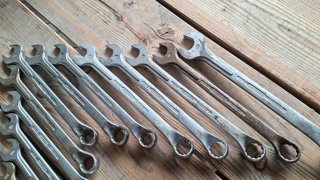 24x Gedore B1 Ring / Steeksleutels, ,, Ophalen of Verzenden, Zo goed als nieuw, ,