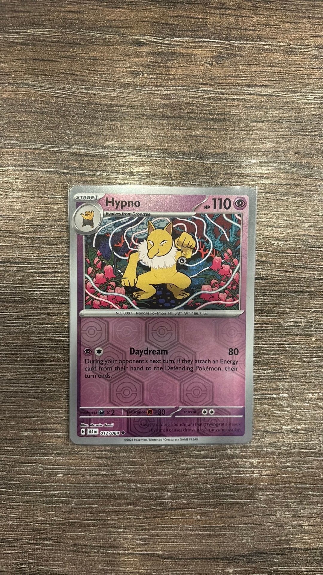 SFA Hypno 017/064 Reverse holo, Ophalen of Verzenden, Zo goed als nieuw