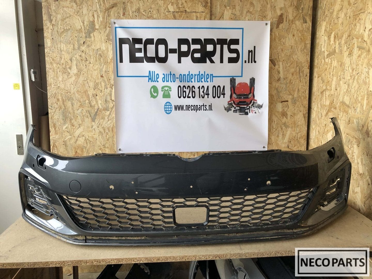 Golf 7 gte facelift bumper voorbumper 5GE807221D, Gebruikt, -, -, Ophalen of Verzenden