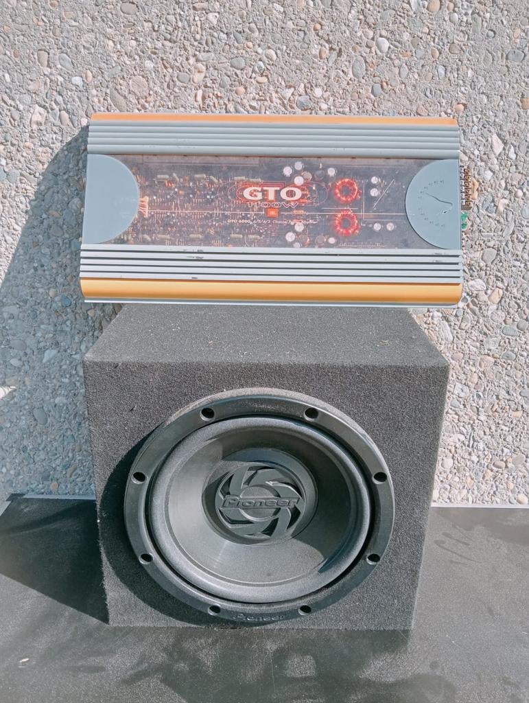 1000watt subwoofer pioneer jbl gto 1100watt versterker, Ophalen