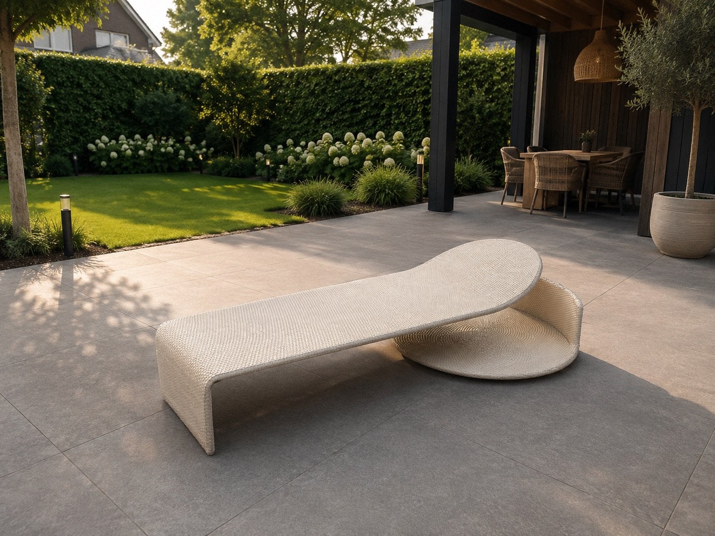 Dedon Summer Cloud ligbed, Ophalen, Zo goed als nieuw, Aluminium
