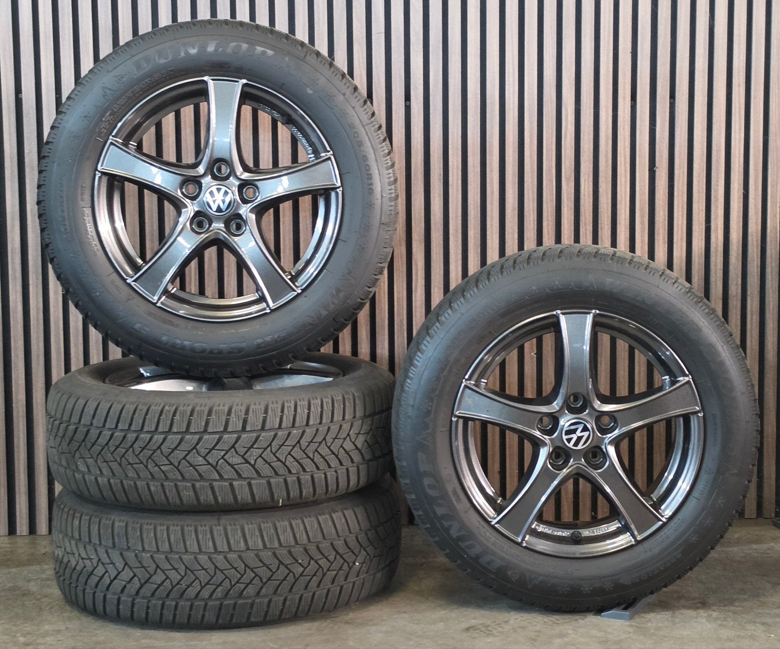 ZGAN 16" Borbet velgen+ZGAN Banden 5x112 Pastop Caddy T-roc, Ophalen, 16 inch, Banden en Velgen, Borbet