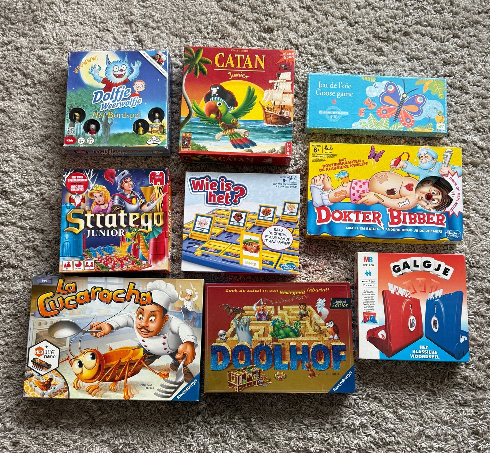 *** Gezelschapsspellen - Bordspellen ***, Een of twee spelers, Ophalen of Verzenden, Gebruikt