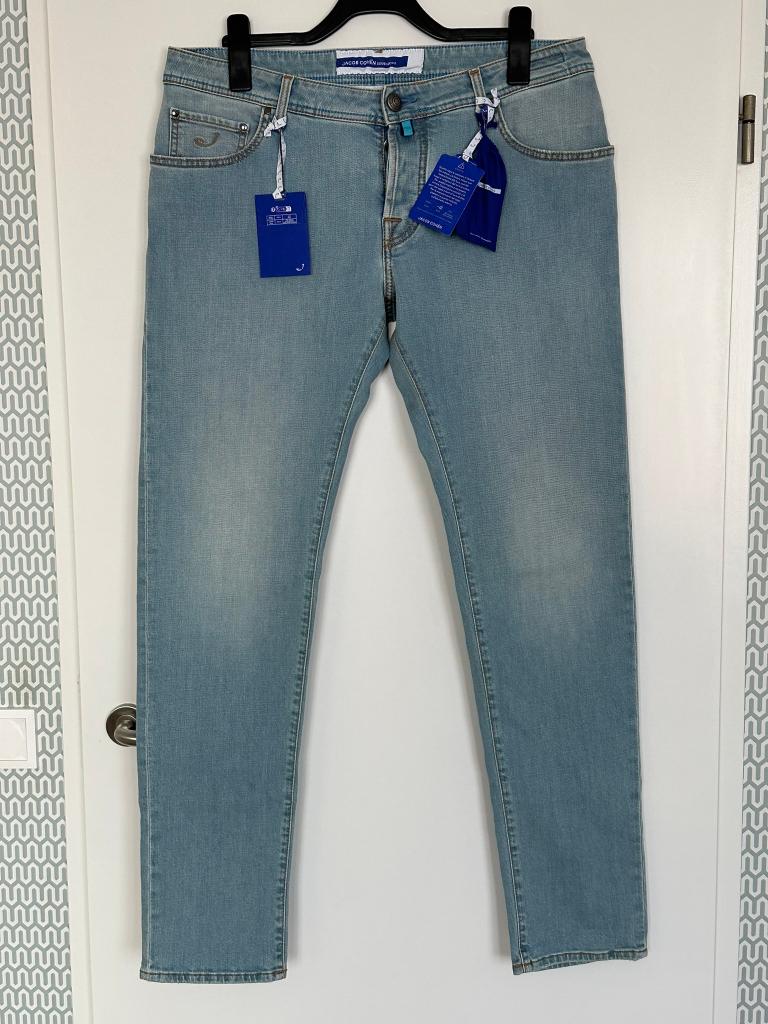 Nieuwe spijkerbroek JACOB COHEN. Milano., Kleding | Heren, Spijkerbroeken en Jeans, Ophalen of Verzenden, Nieuw, Blauw, W36 - W38 (confectie 52/54)