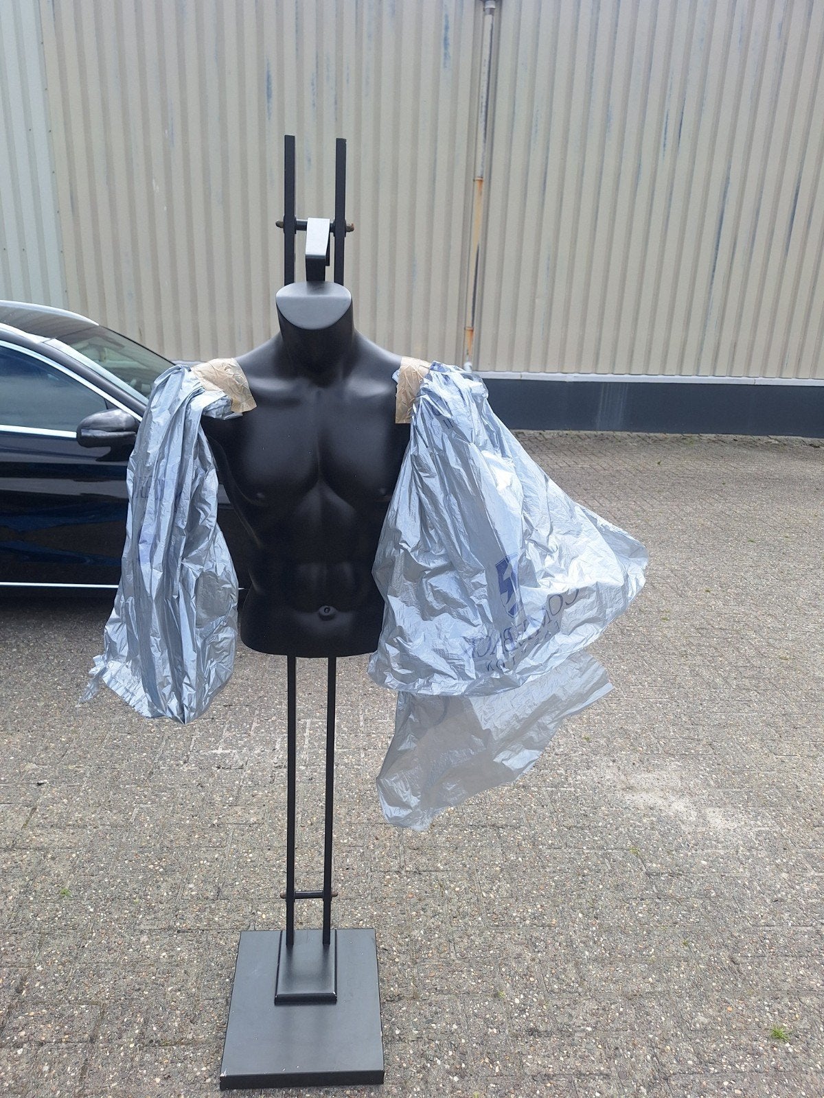 Mannelijke etalagepop torso met standaard, Kleding | Heren, Overige Herenkleding, Ophalen