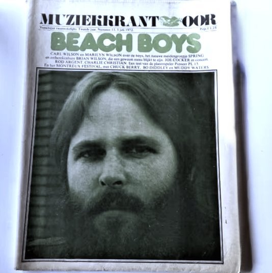 OOR nr.13 (5 juli 1972) - Beach Boys / Carl Wilson Cover, Boeken, Ophalen of Verzenden, Gelezen, Muziek, Film of Tv