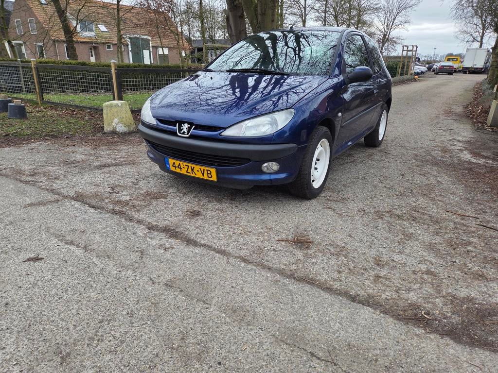 Peugeot 206 2003 14 3 deurs, Auto's, Stof, Blauw, Bedrijf, Handgeschakeld