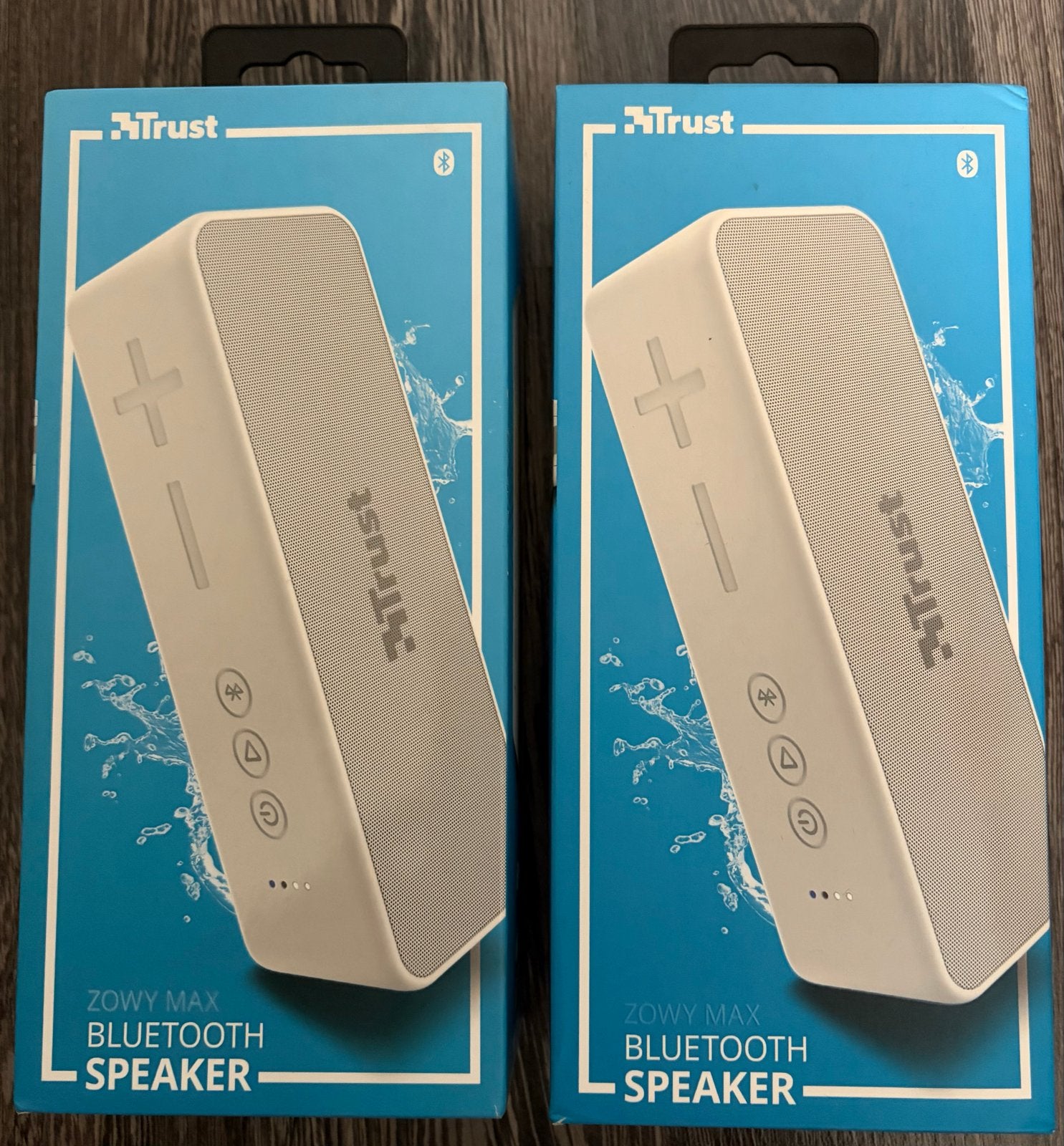 Nieuwe speaker set van 2 Trust Zowy Max Bluetooth, Overige merken, Verzenden, Draagbare speaker, Info@trust.nl