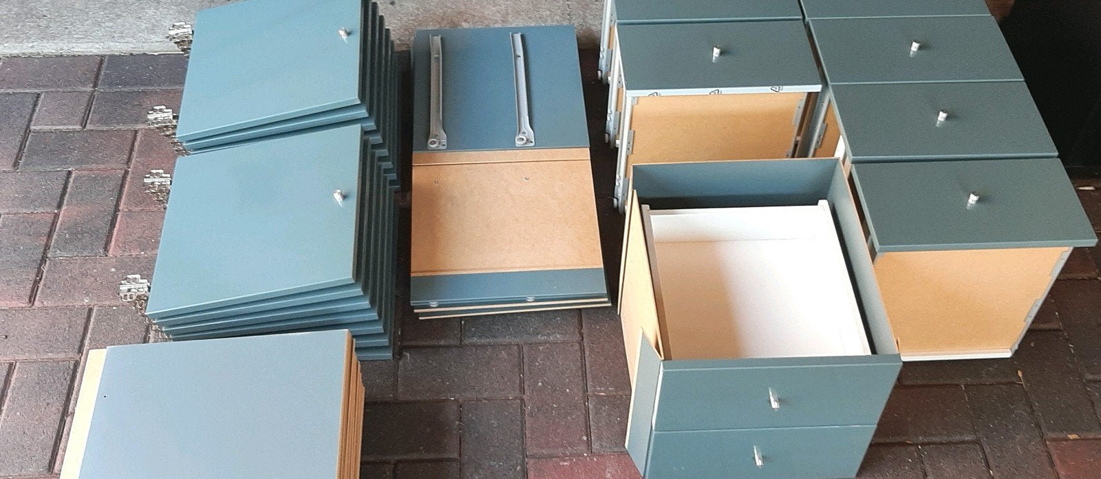 14 deurtjes  , 3 ladekasten voor ikea kallax Vakkenkast, Ophalen, Zo goed als nieuw