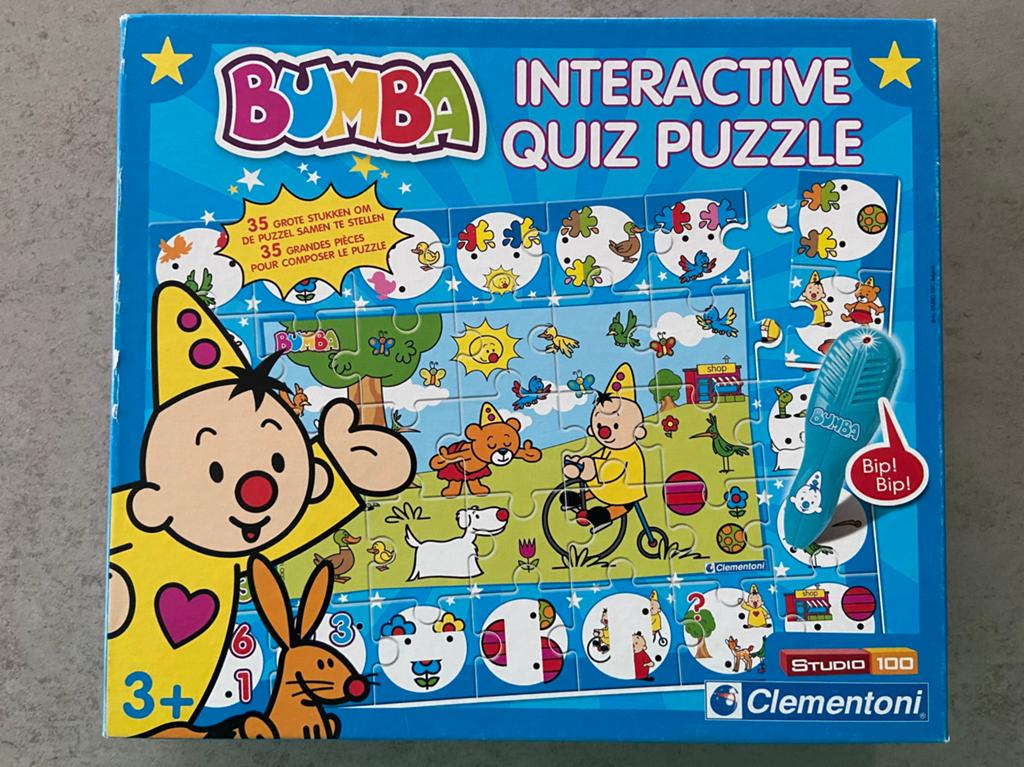 Interactieve puzzel van Bumba, Ophalen of Verzenden, 10 tot 50 stukjes, Zo goed als nieuw, 6 maanden tot 2 jaar