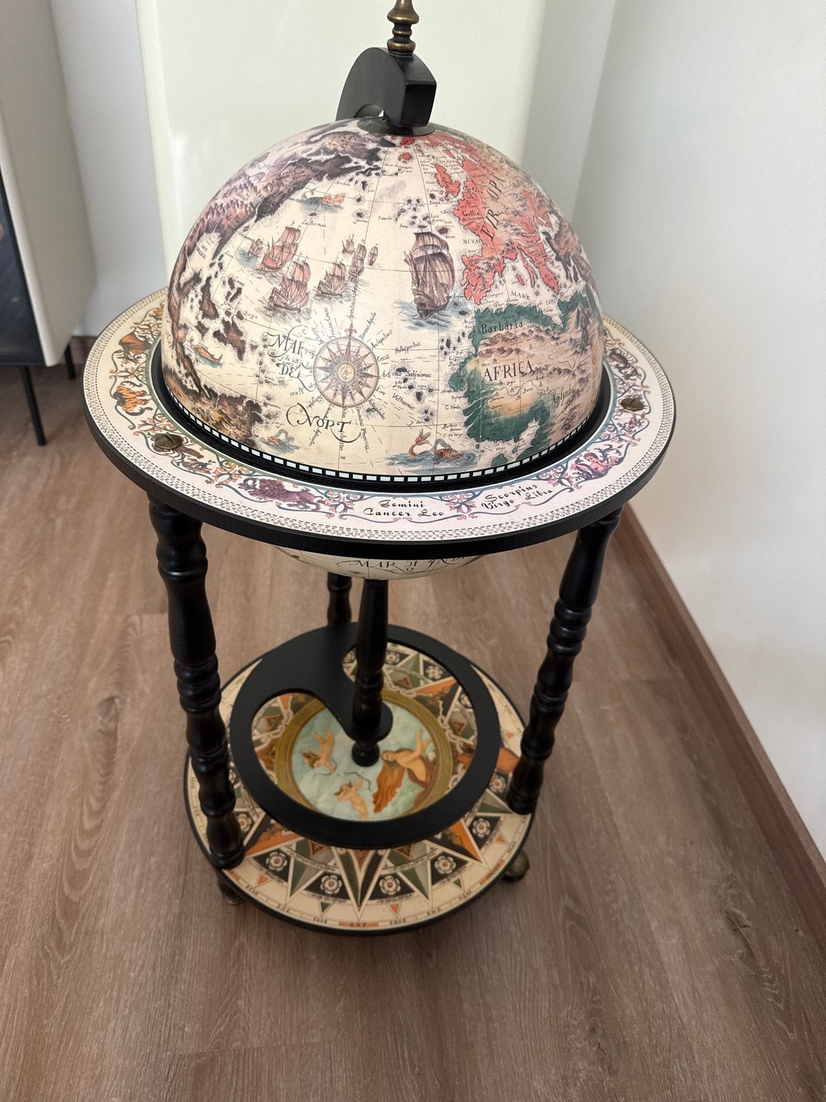 Globe bar 45cm diameter, Ophalen of Verzenden, Gebruikt