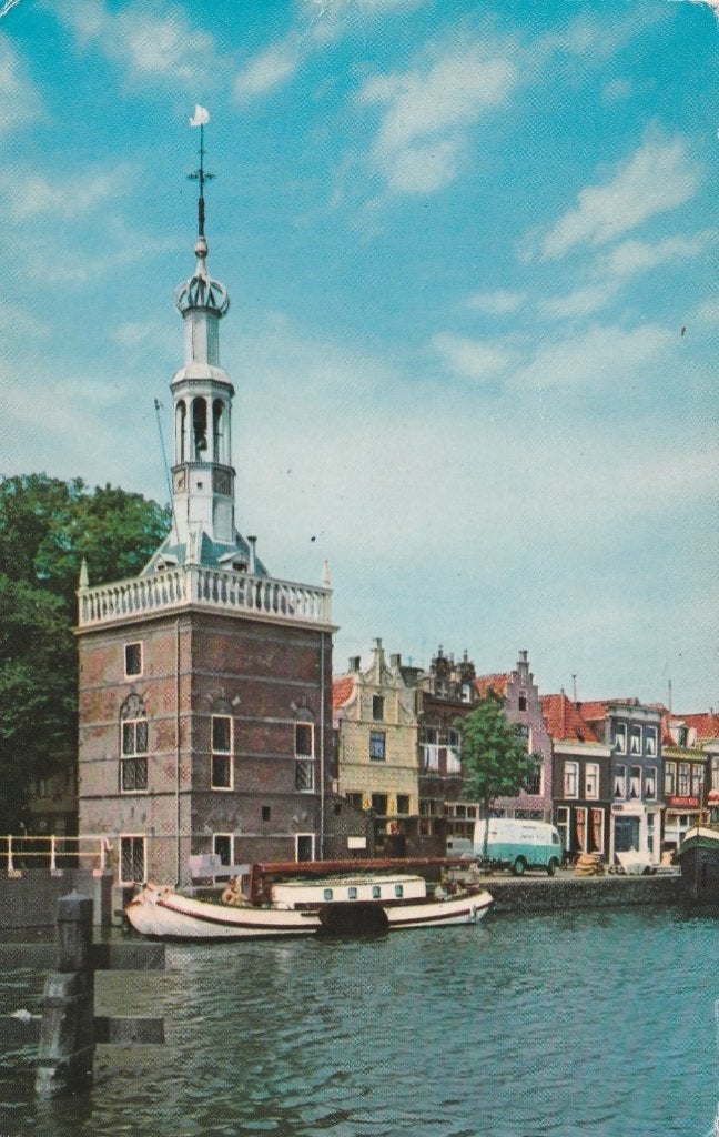 ALKMAAR Accijnstoren (Klein Formaat), Verzenden, 1940 tot 1960, Gelopen, Noord-Holland