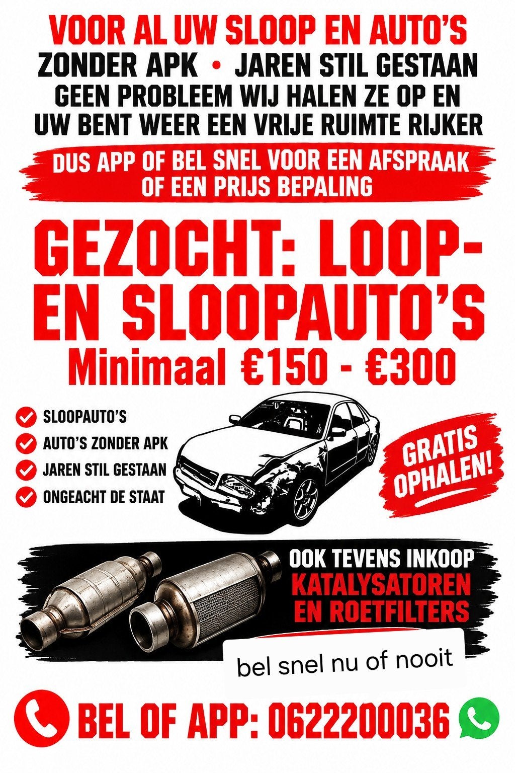 loop en sloop gezoch, Ophalen of Verzenden