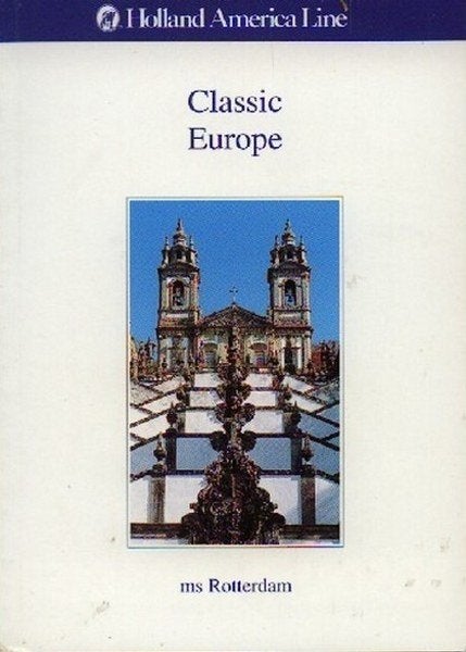 Holland America Line - m.s. Rotterdam - Classic Europe, Verzamelen, Ophalen of Verzenden, Zo goed als nieuw, Boek of Tijdschrift