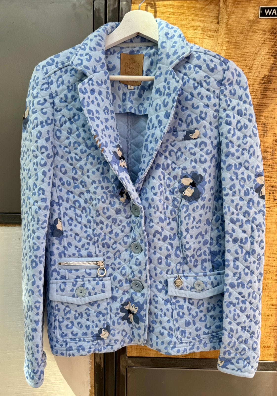 L’argentina blazer blauw maat L, Kleding | Dames, Blauw, Maat 42/44 (L), Ophalen of Verzenden, Zo goed als nieuw