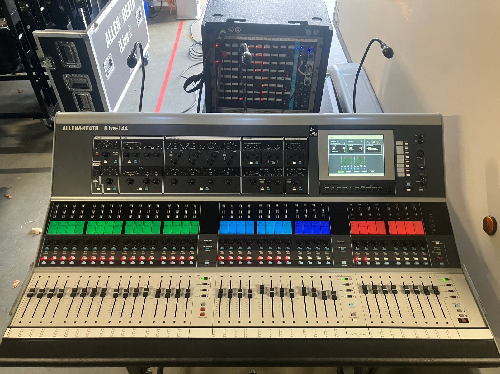 Allen&Heath live 144 Modulair Mixer en Stageblok, Ophalen, Gebruikt, 20 kanalen of meer, Microfooningang