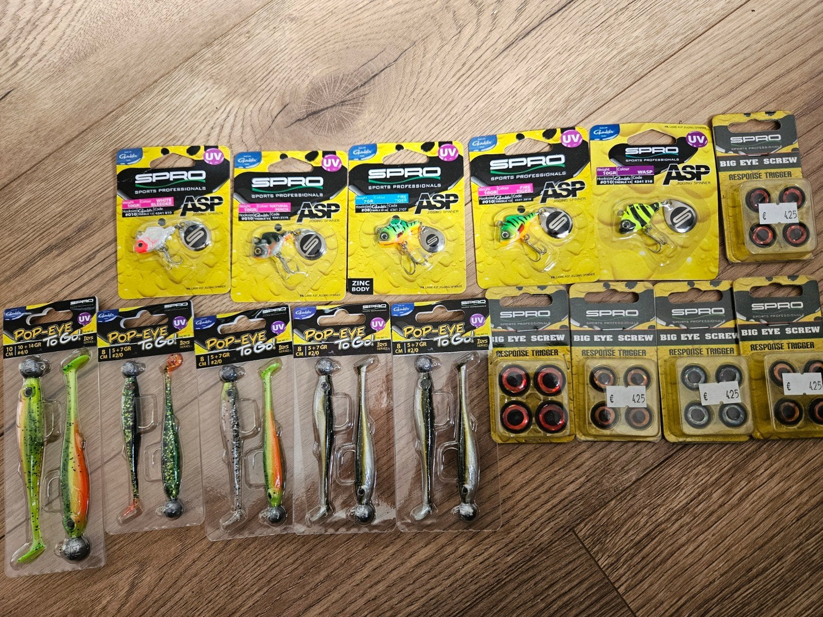 Spro Asp Jigging Spinner To go Shads Eyes, Ophalen of Verzenden, Overige typen