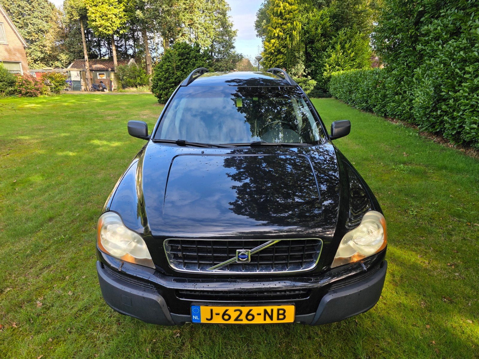 Volvo XC90 2.5 T Geartronic 2004 Zwart, 7 stoelen, Vierwielaandrijving, SUV of Terreinwagen, 2035 kg