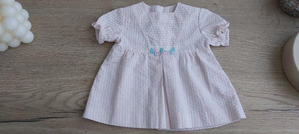 Vintage Babyjurkje Baby Club Jaren 70/80., Gebruikt, Meisje, Jurkje of Rokje, Ophalen of Verzenden