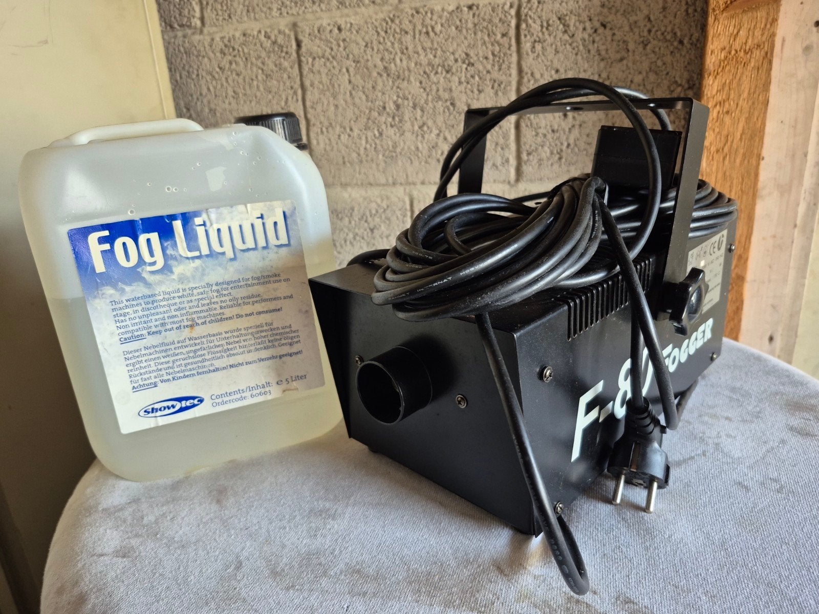 Rookmachine F-80 Fogger met vloeistof, Ophalen, Gebruikt, Feestartikel, Overige
