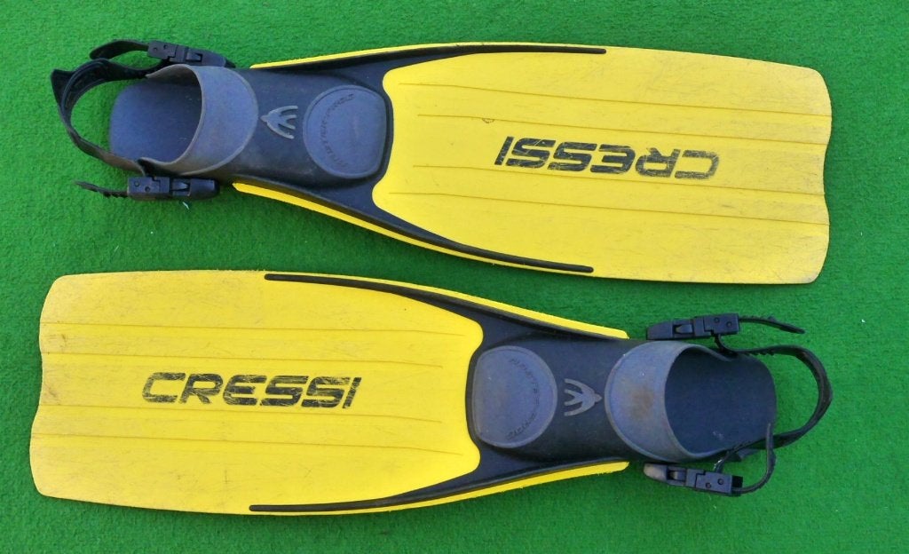 Duikvinnen(Zwemvliezen) Cressi Sub Master Frog - Maat 41-43, Watersport en Boten, Duiken, Ophalen of Verzenden, Gebruikt, Zwem- of Duikvliezen