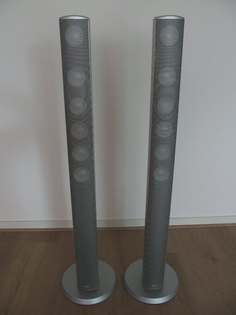 LUIDSPREKERS  DESIGN 2X (MERK MAGNAT), Audio, Tv en Foto, Vloerstaande luidspreker, Gebruikt, Inclusief kabels, Magnat
