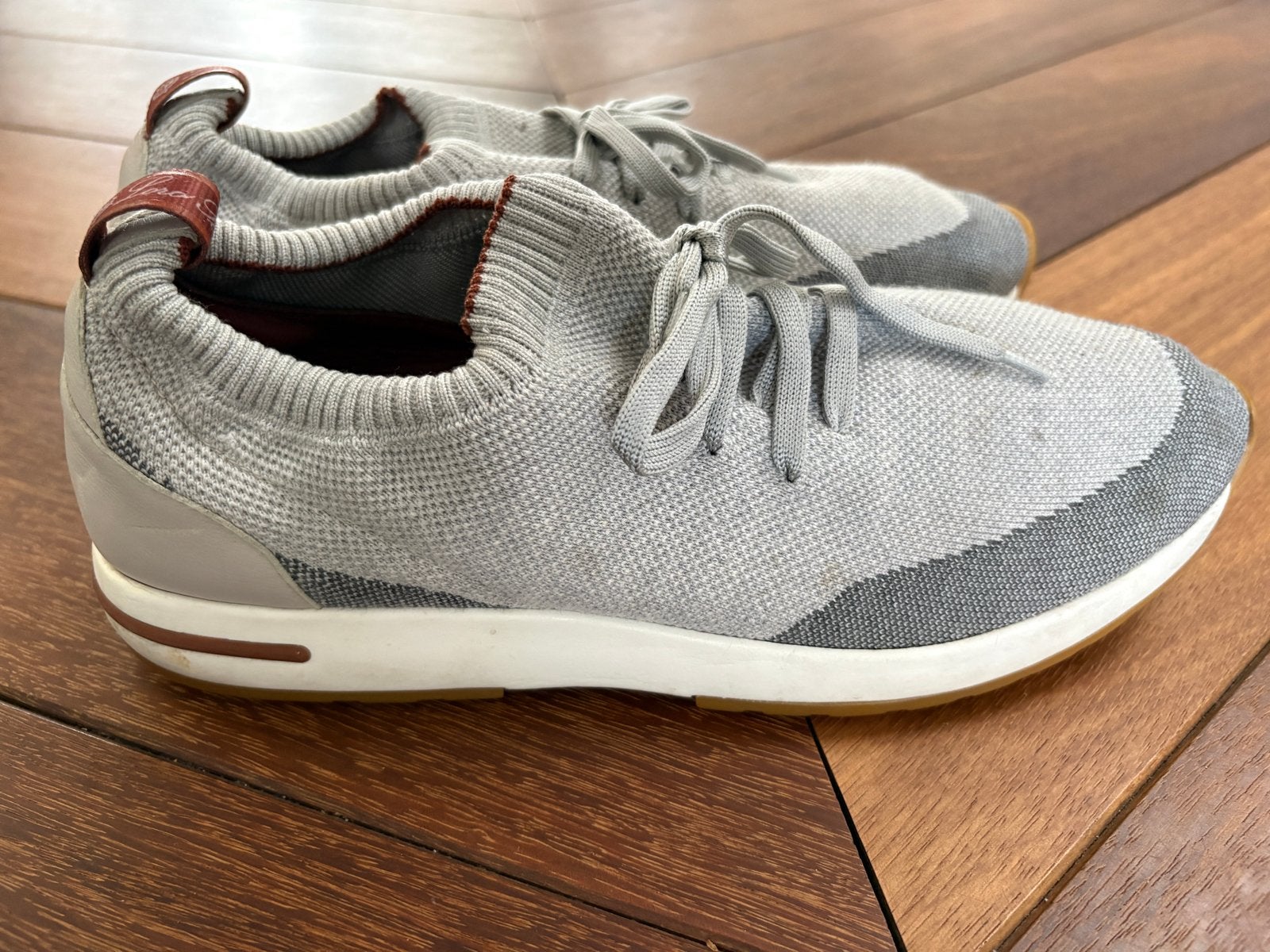 Loro Piana LP Flexy Walk sneakers - Grijs maat 43, Ophalen of Verzenden, Overige kleuren, Sneakers of Gympen