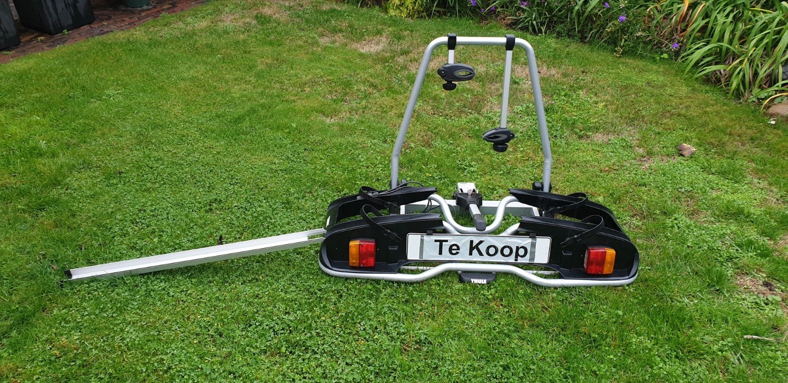 THULE  EP 916 Fietsendrager voor 2x 30 KG aan draaggewicht, Auto diversen, Ophalen, Gebruikt, Brede banden, 2 fietsen
