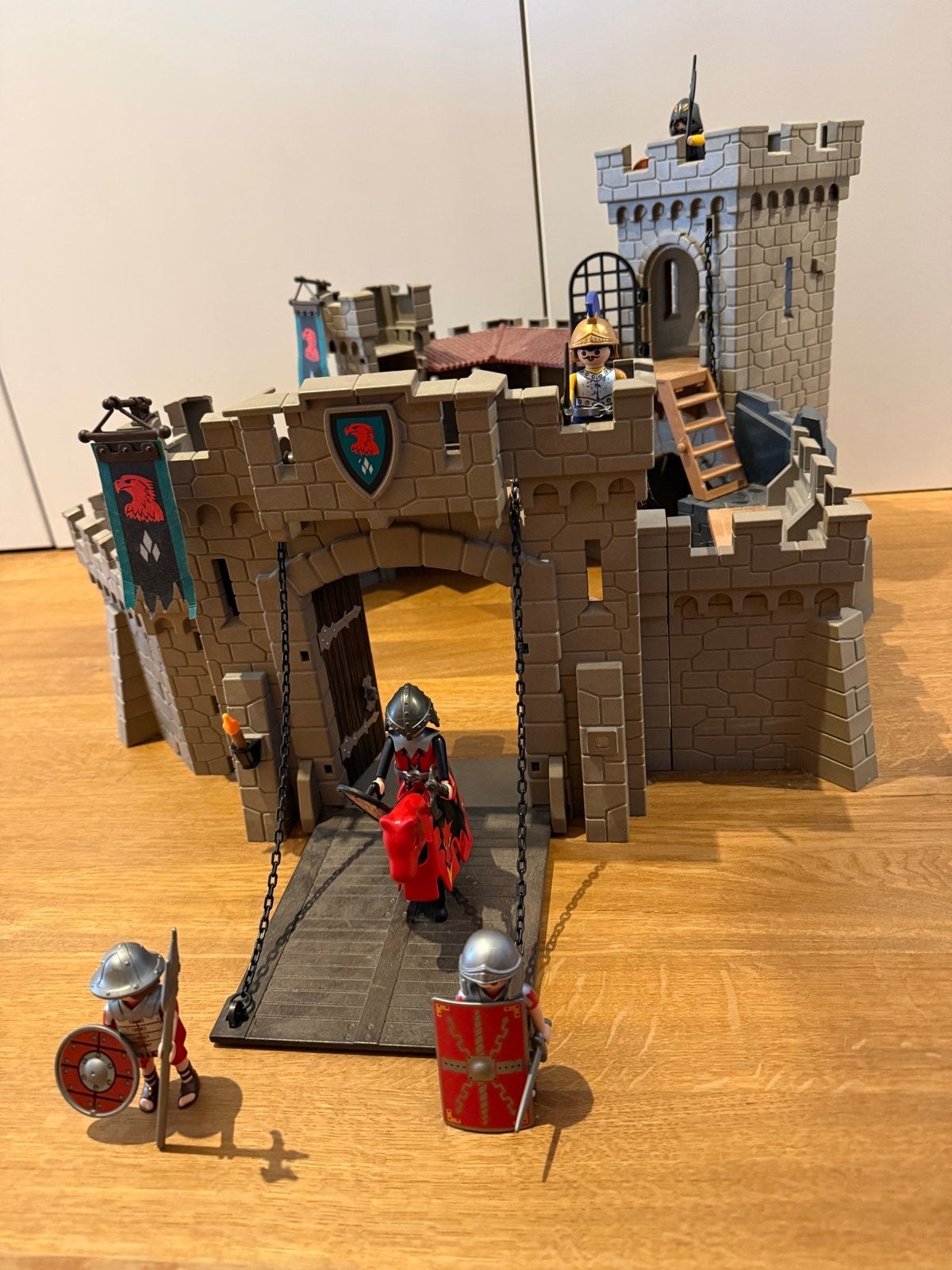 Playmobil Kasteel Valkenridders 4866 en accessoires, Ophalen, Gebruikt