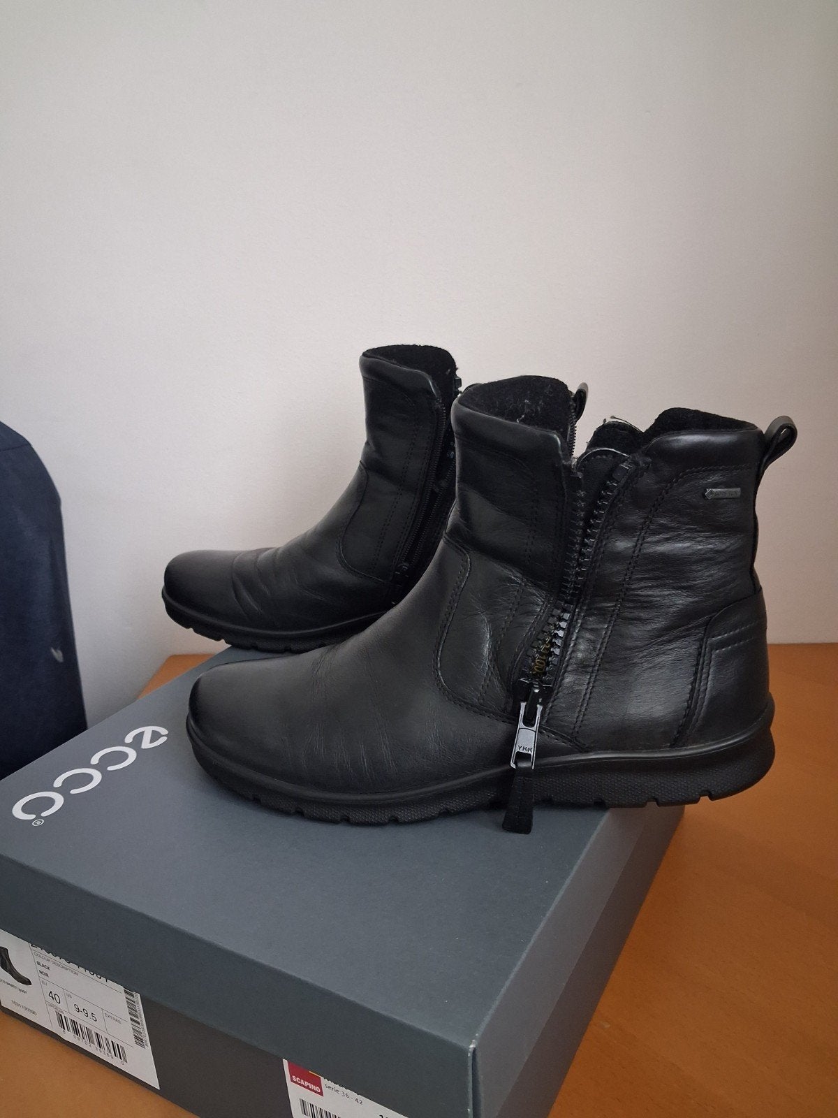 Ecco schoenen maat 40, Ecco, Zwart, Lage of Enkellaarzen, Ophalen of Verzenden
