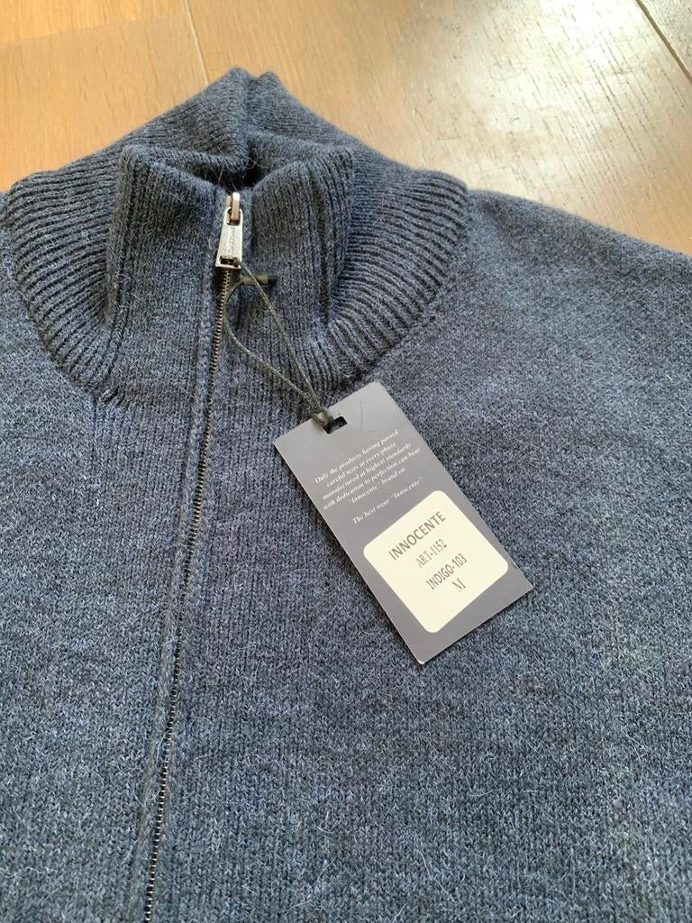 Blauw wollen vest, Kleding | Heren, Truien en Vesten, Ophalen of Verzenden, Nieuw, Maat 52/54 (L), Blauw