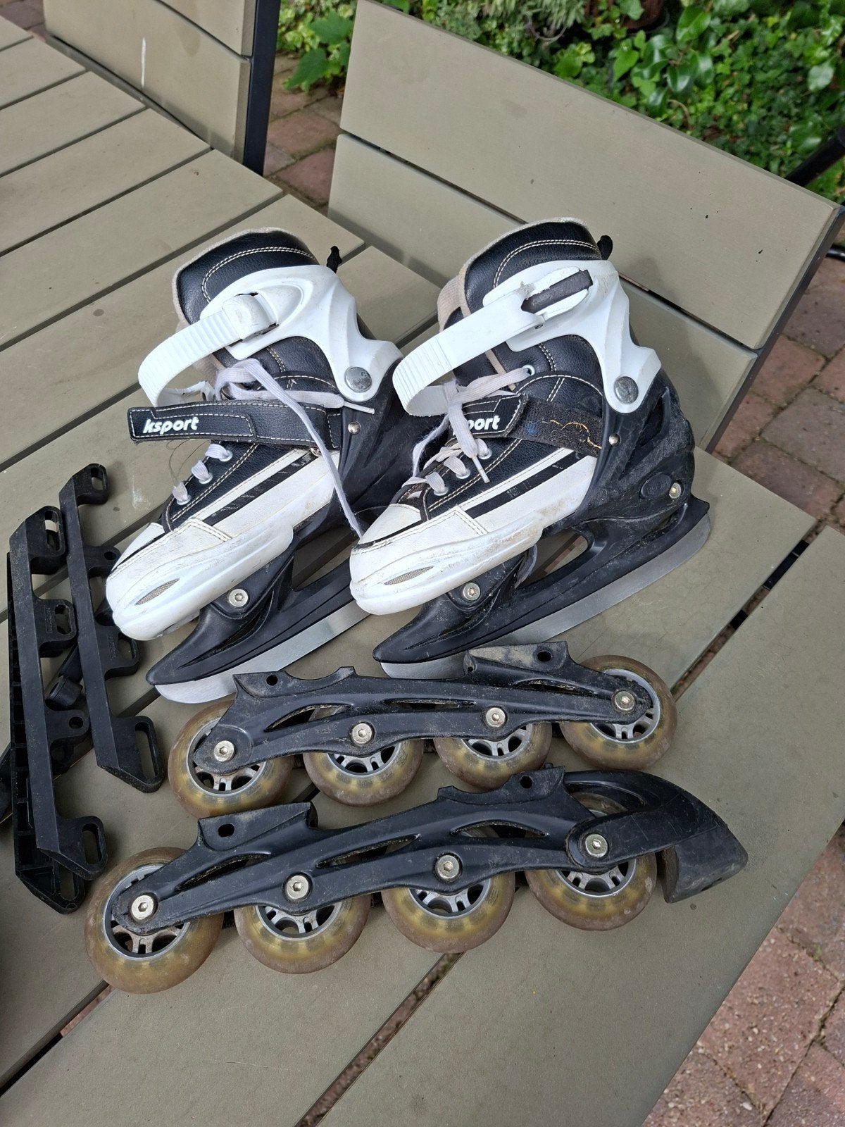 Skeelers (verstelbare mt. 34-37), Sport en Fitness, Skeelers, Ophalen, Gebruikt