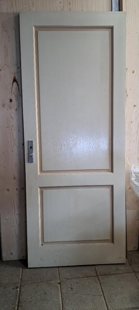 4 houten paneeldeuren, Ophalen, Gebruikt, 80 tot 100 cm, Binnendeur