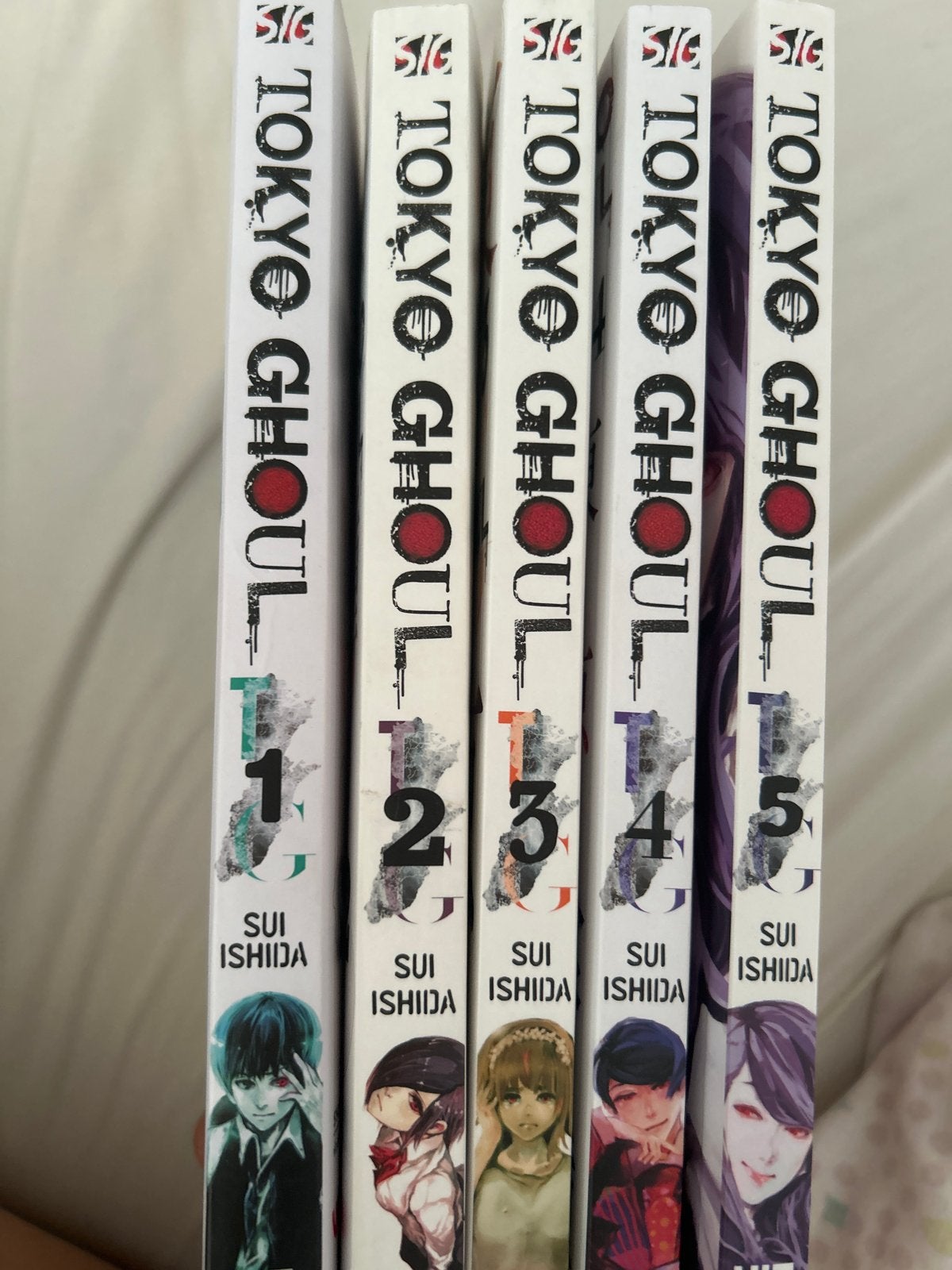 Tokyo Ghoul Manga Vol. 1-5 - Sui Ishida, Ophalen, Zo goed als nieuw, Amerika