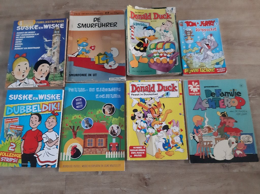 Vakantie kinderstripboeken pakket incl.50 Donald Duck weekbl, Boeken, Stripboeken, Meerdere stripboeken, Ophalen of Verzenden