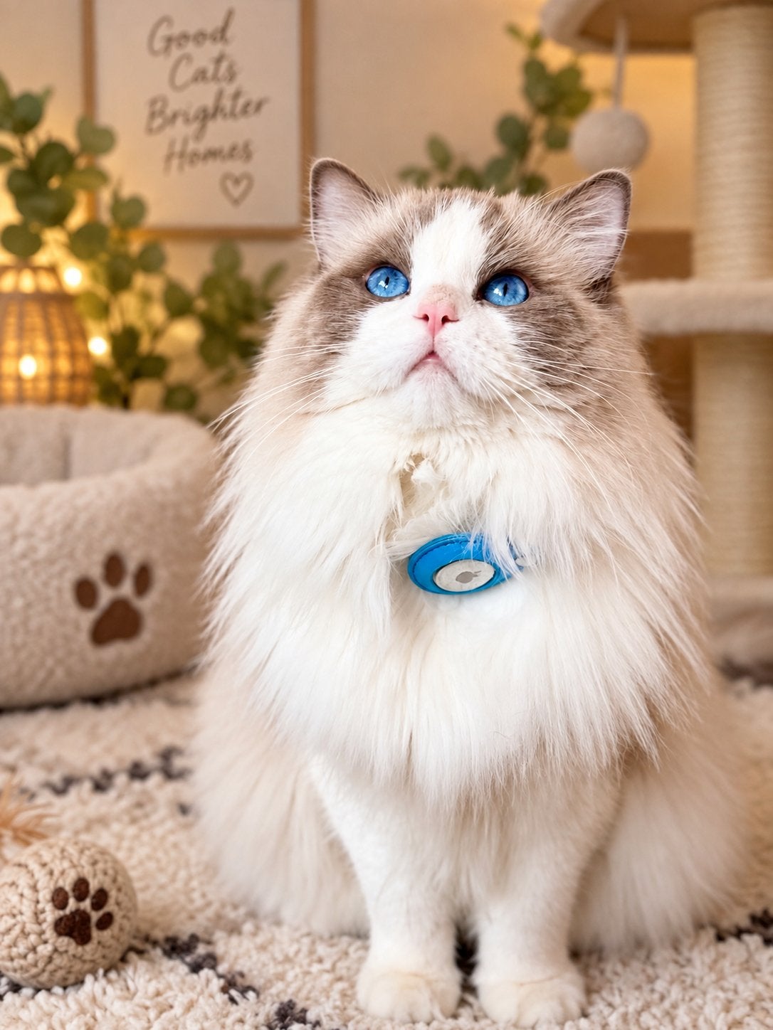 Ragdoll blue bicolor dekkater stamboom (Niet te koop), Dieren en Toebehoren, 0 tot 2 jaar