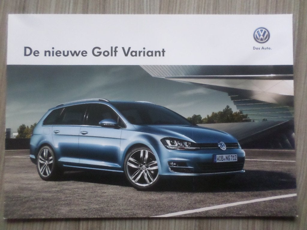 Volkswagen VW Golf Variant Brochure, Ophalen of Verzenden, Zo goed als nieuw, Volkswagen