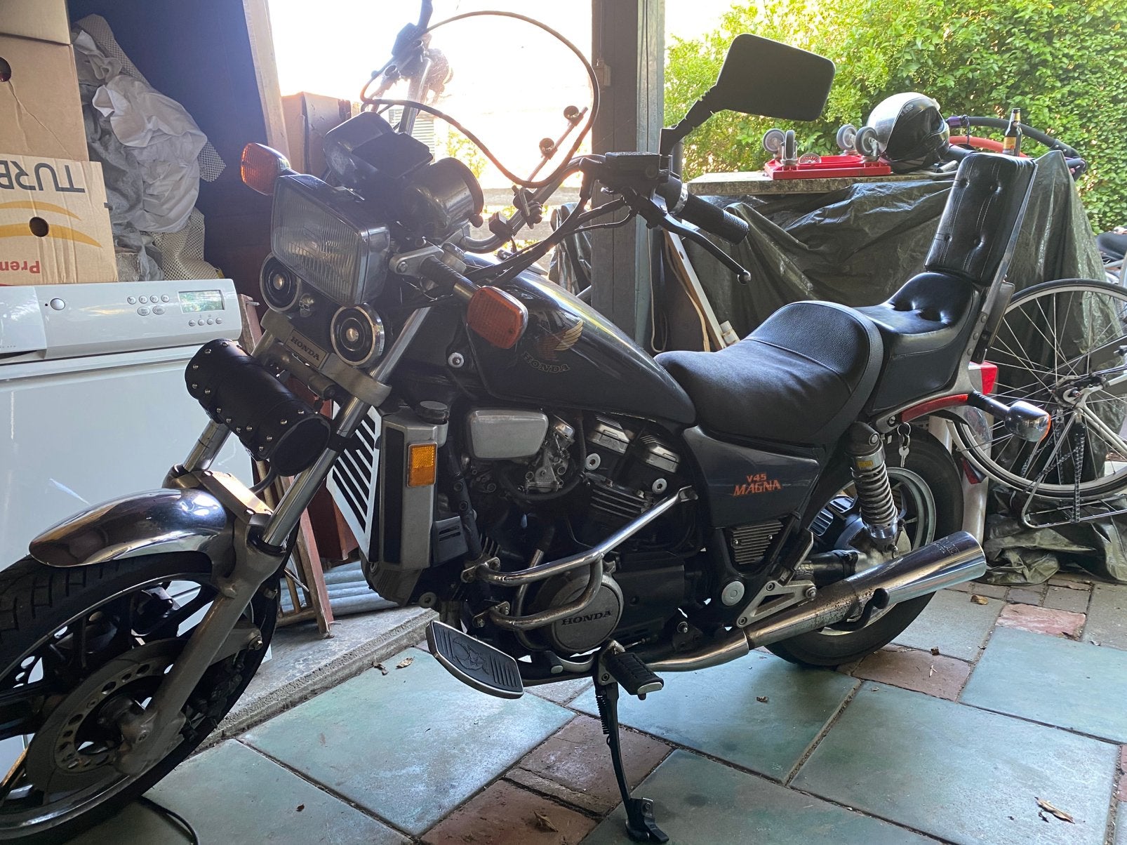 Honda Magna 750 chopper - Klassieke Krachtpatser, 4 cilinders, Chopper, Gebruikt, Particulier