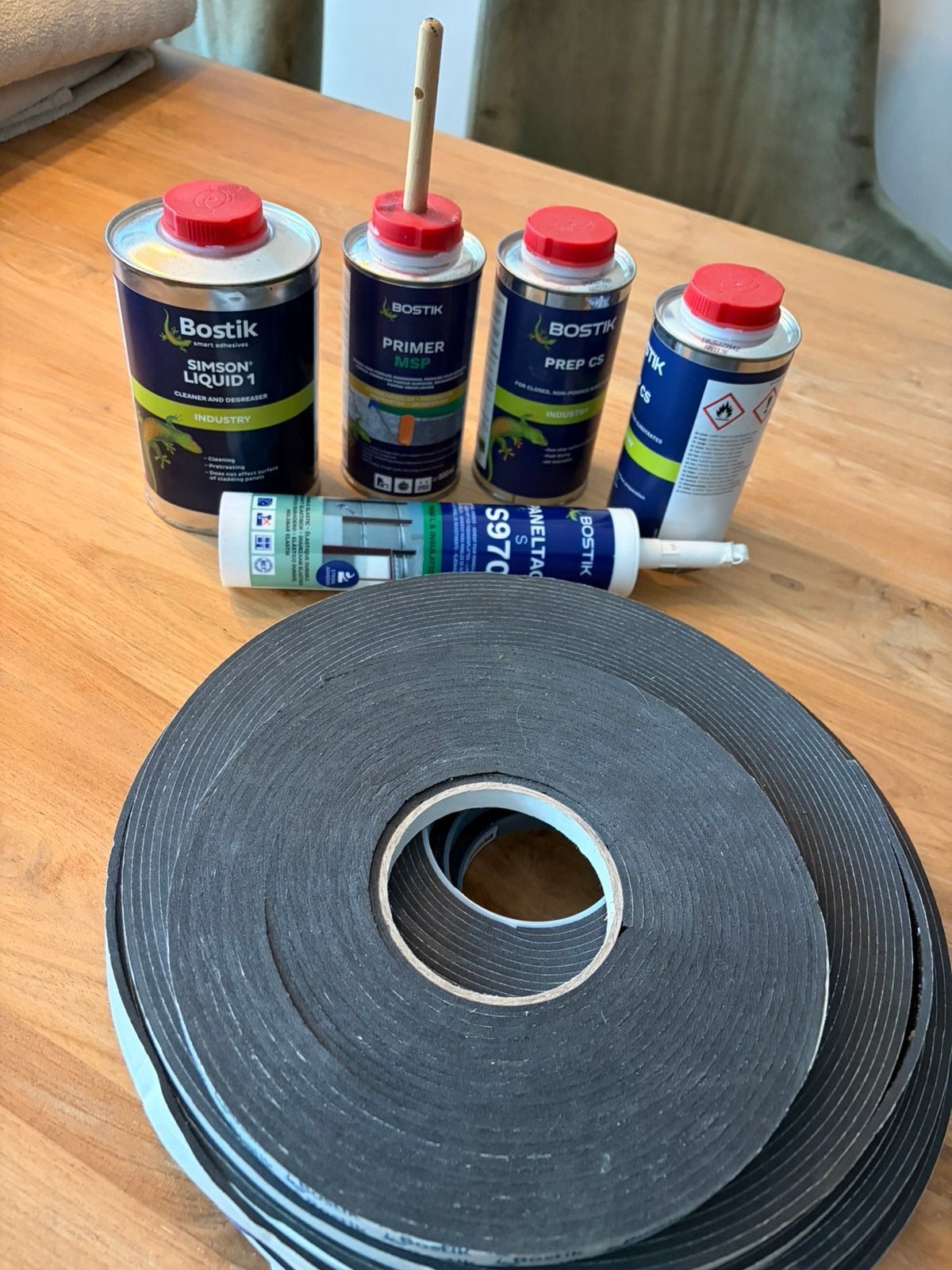 Bostik, Overige materialen, Zo goed als nieuw, 15 m² of meer, Ophalen