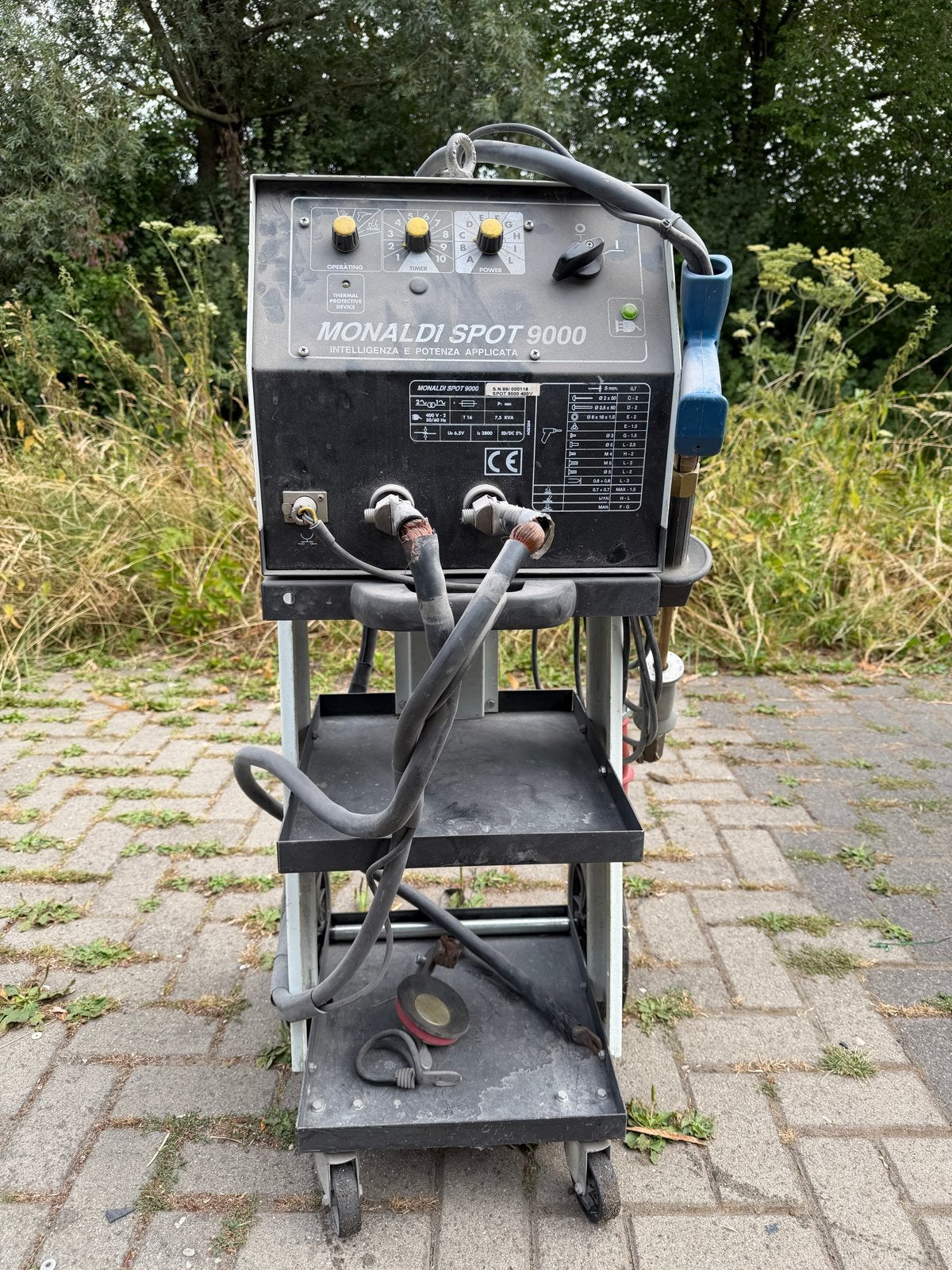 Monaldi Spot 9000 Lasapparaat - Puntlasapparaat, Ophalen, Gebruikt, 250 ampère of meer, Overige typen