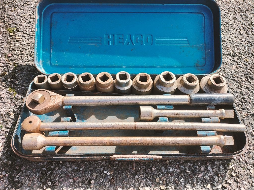 Vintage Heyco No. 100 Doppenset (3/4" - West-Germany), Auto diversen, Gebruikt, Na, Na, Ophalen of Verzenden